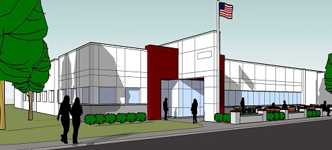 Corporate Photo 5 Corporate Design AC Press Exterior 2011, 47,000 SF 140 Cars on 9 Acres Overall croppedsm